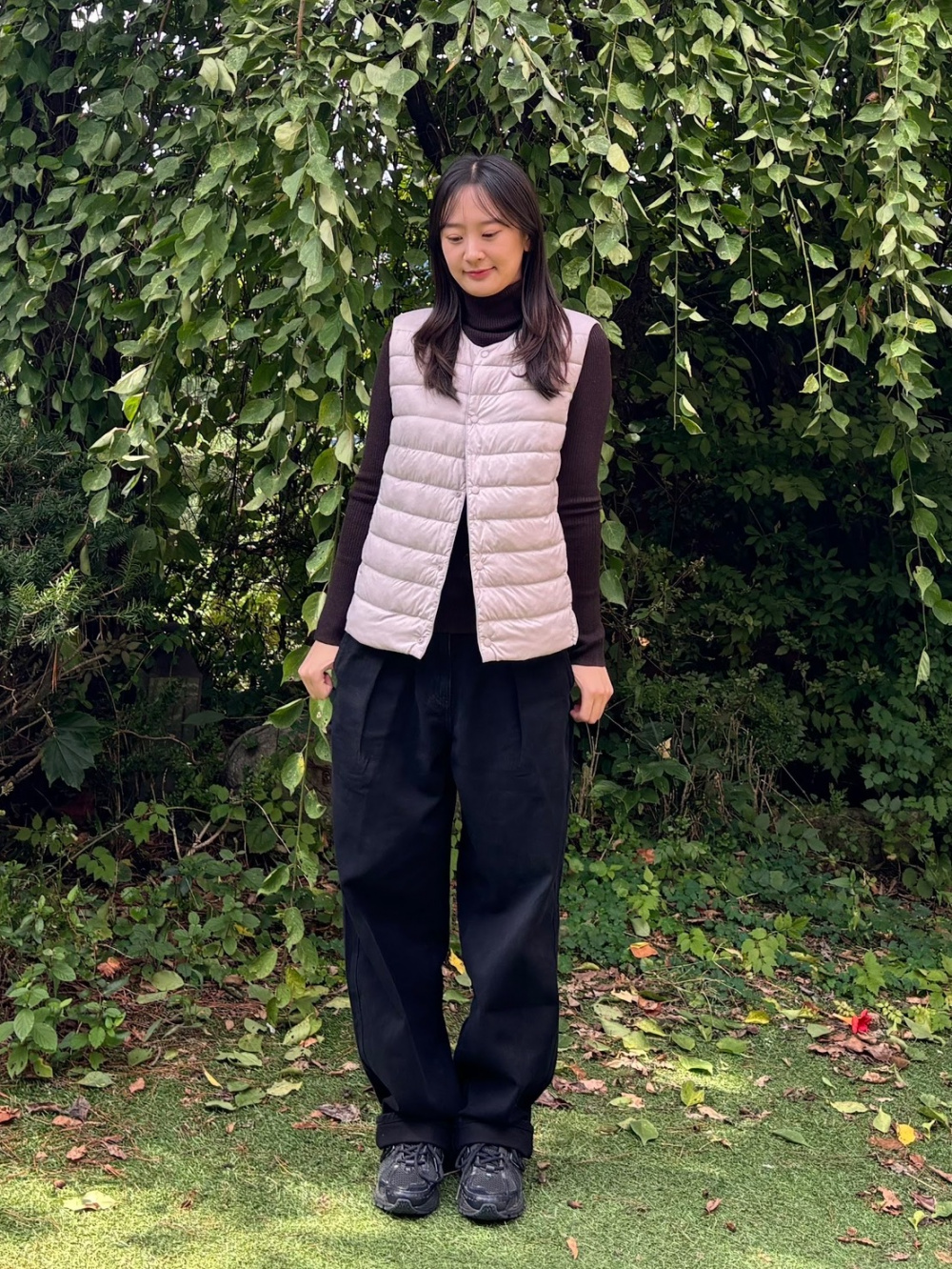 Check styling ideas for「WASHABLE MILANO RIBBED CREW NECK SWEATER