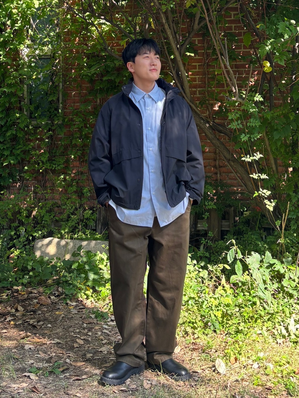 Check styling ideas for「BROADCLOTH OVERSIZED SHIRT REGULAR COLLAR