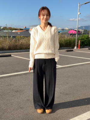 Riさん専用 Women's BRUSHED JERSEY WIDE PANTS | UNIQLO CA