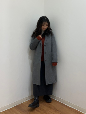【‼️着画有‼️】 super long wool chester coat Men's WOOL CASHMERE CHESTERFIELD COAT | UNIQLO CA