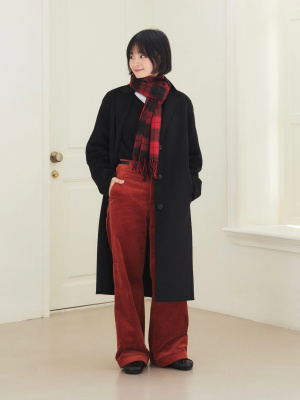 Women's DOUBLE FACE CHESTER LONG COAT | UNIQLO CA