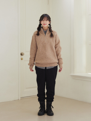 Unisex Soufflé Yarn Half-Zip Sweater | UNIQLO CA