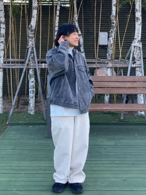 Uniqlo women denim oversized jacket new arrivals