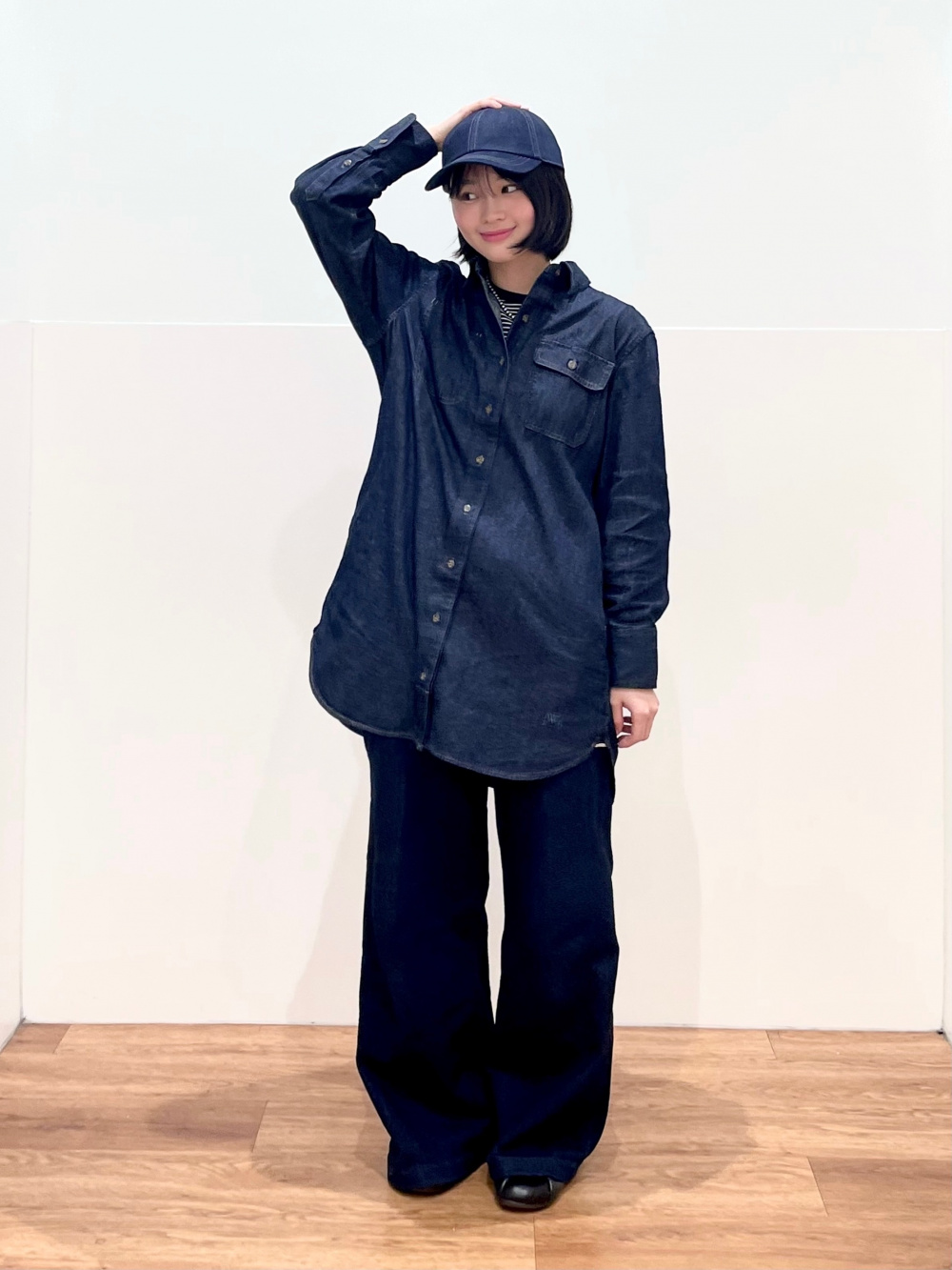 Check styling ideas forDenim Shirt Long Sleeve Dress| UNIQLO PH