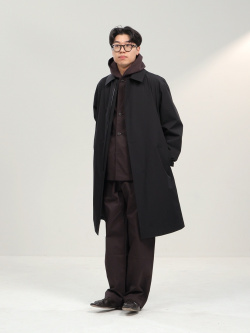 BLOCKTECH Single Breasted Coat