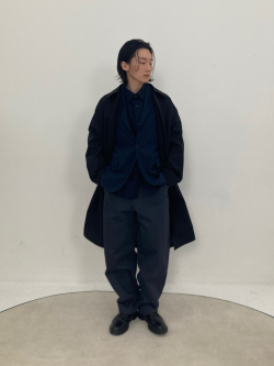 BLOCKTECH Single Breasted Coat