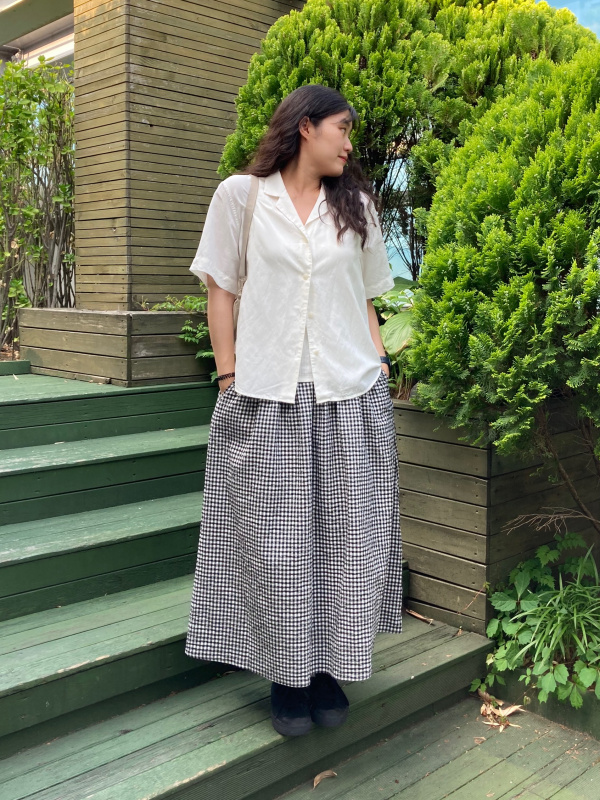 WOMEN'S SEERSUCKER VOLUME SKIRT | UNIQLO CA