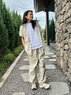 Unisex Wide Parachute Pants | UNIQLO CA
