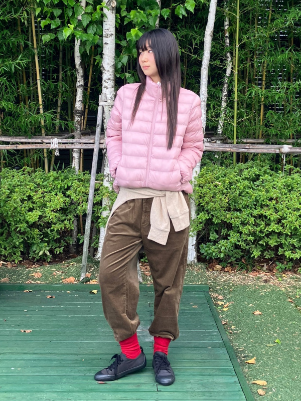 W Corduroy Easy Ankle Pants