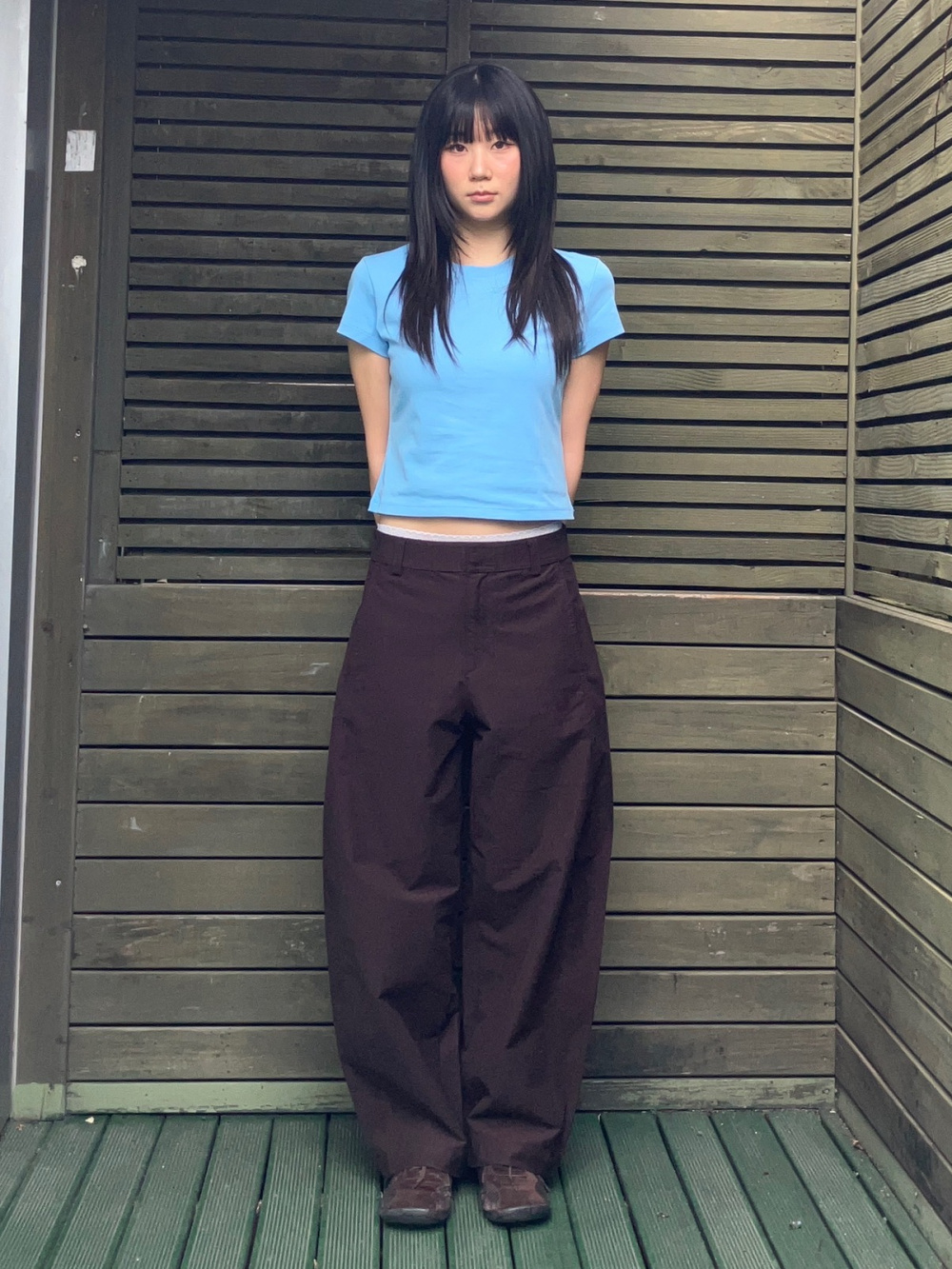Check styling ideas for「Mini T-shirt、Zip Up Short Blouson