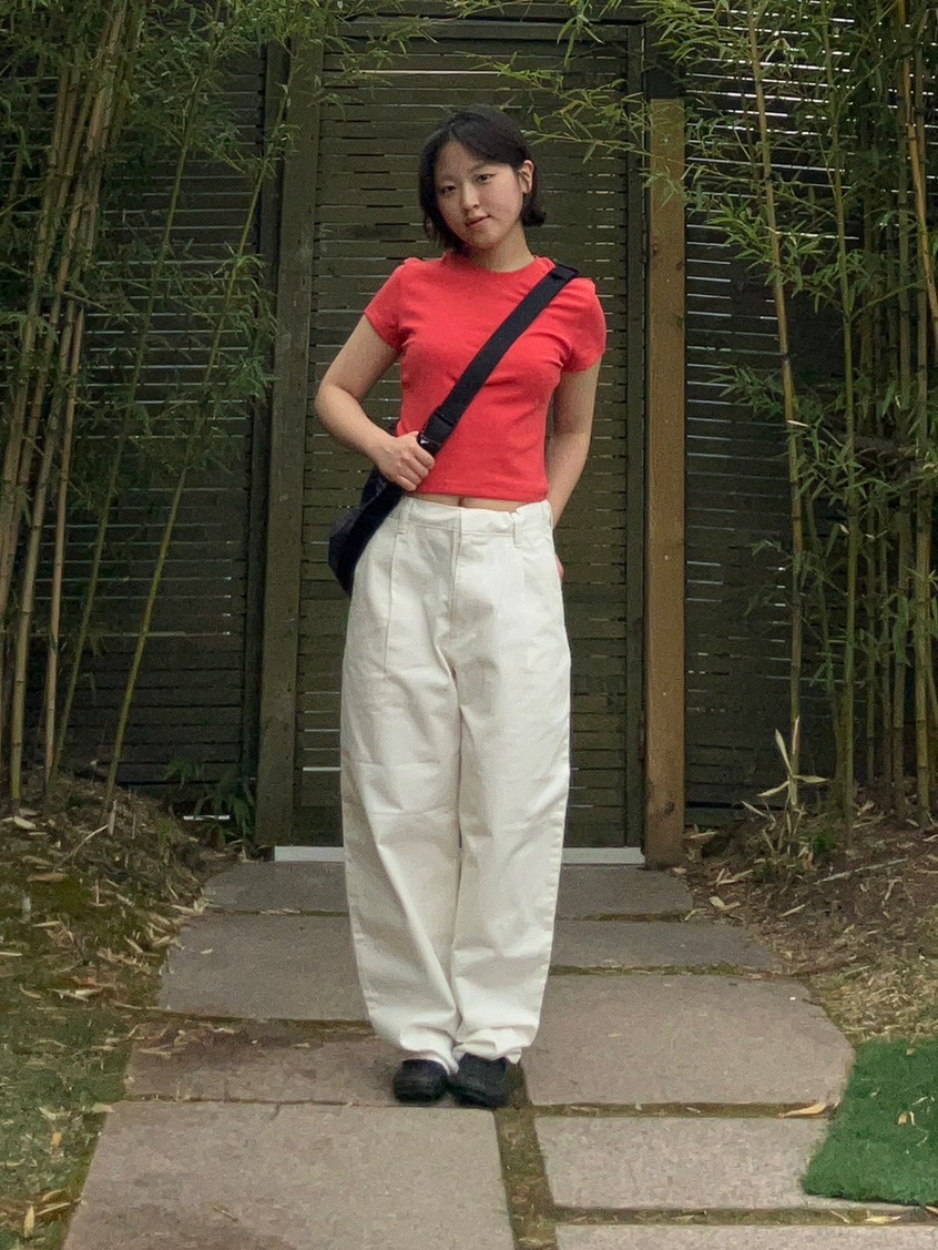 Check styling ideas for「Mini T-shirt、Zip Up Short Blouson