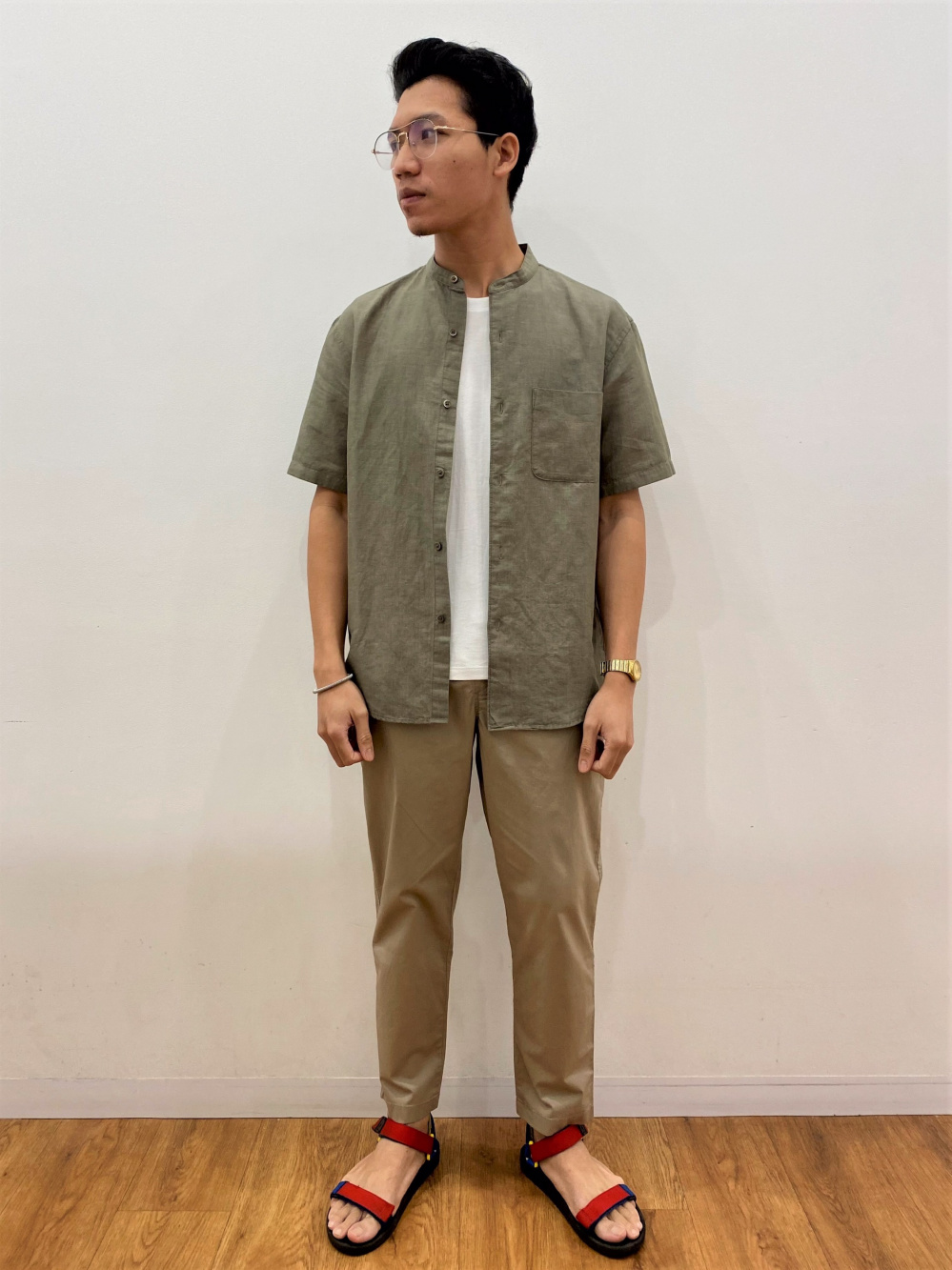 Check styling ideas for「Supima Cotton Crew Neck Short Sleeve T