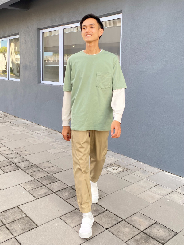 Uniqlo on sale cotton joggers