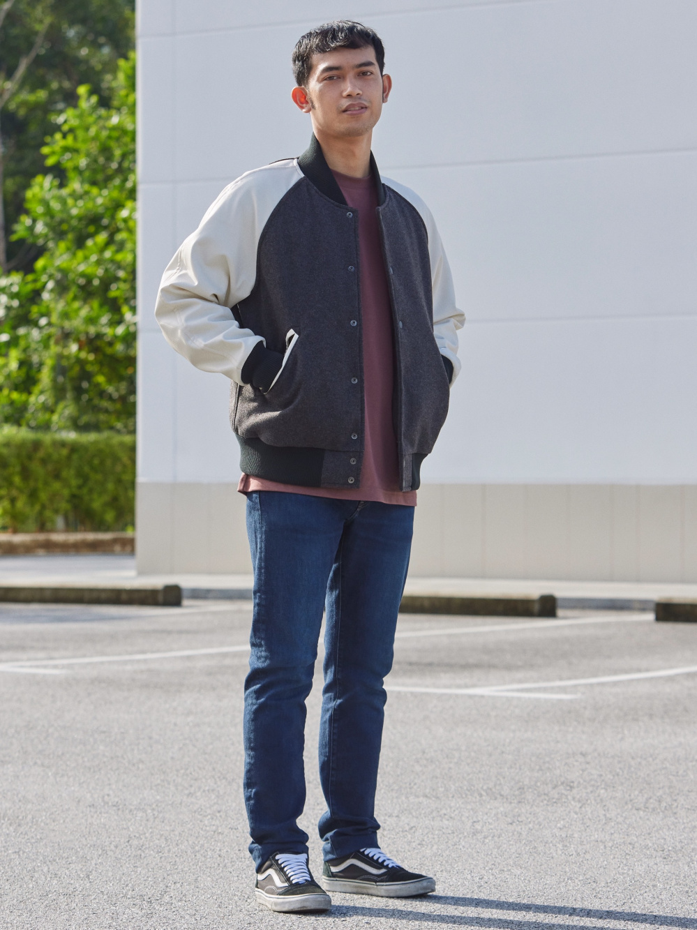 Uniqlo varsity clearance jacket