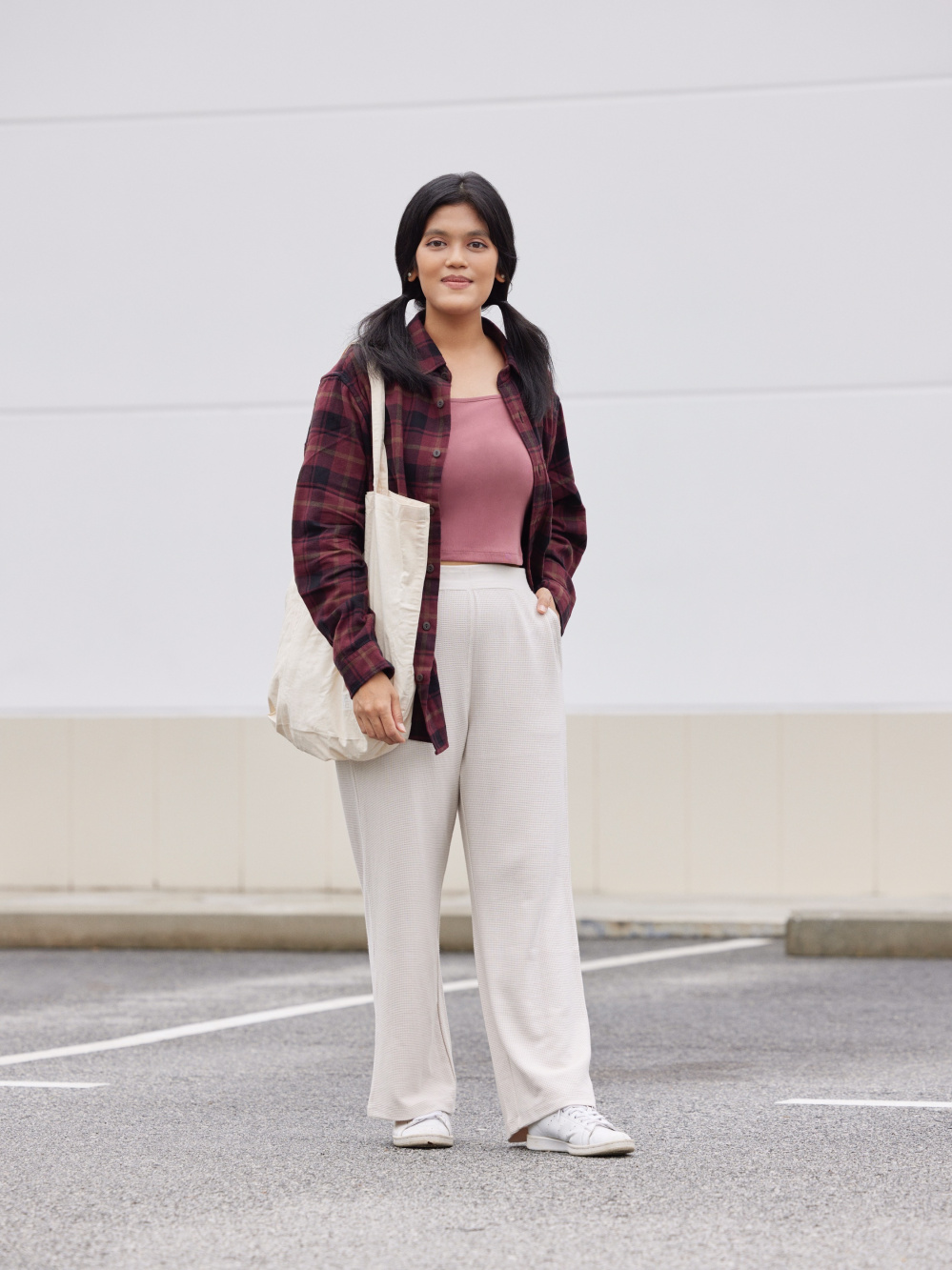 Check styling ideas for「Ultra Stretch Waffle Pants」