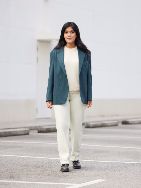 Uniqlo u jersey tailored jacket top