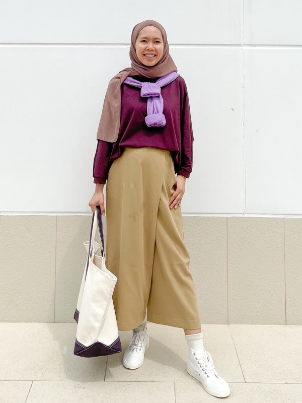 Draped skirt outlet pants