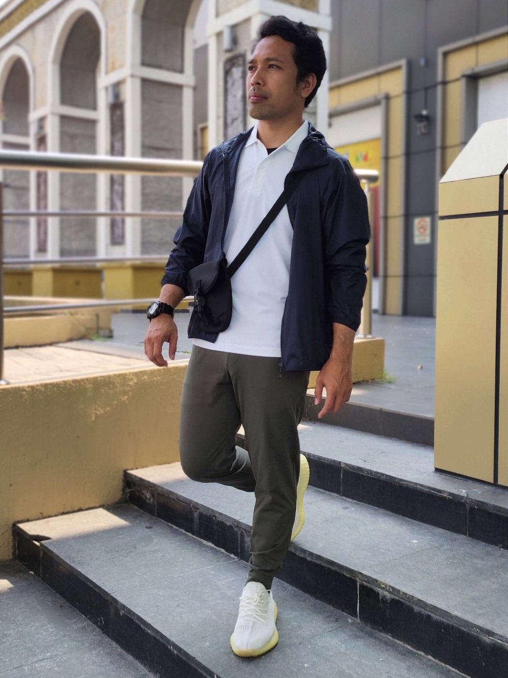 Check styling ideas for「Extra Stretch Dry-EX Jogger Trousers