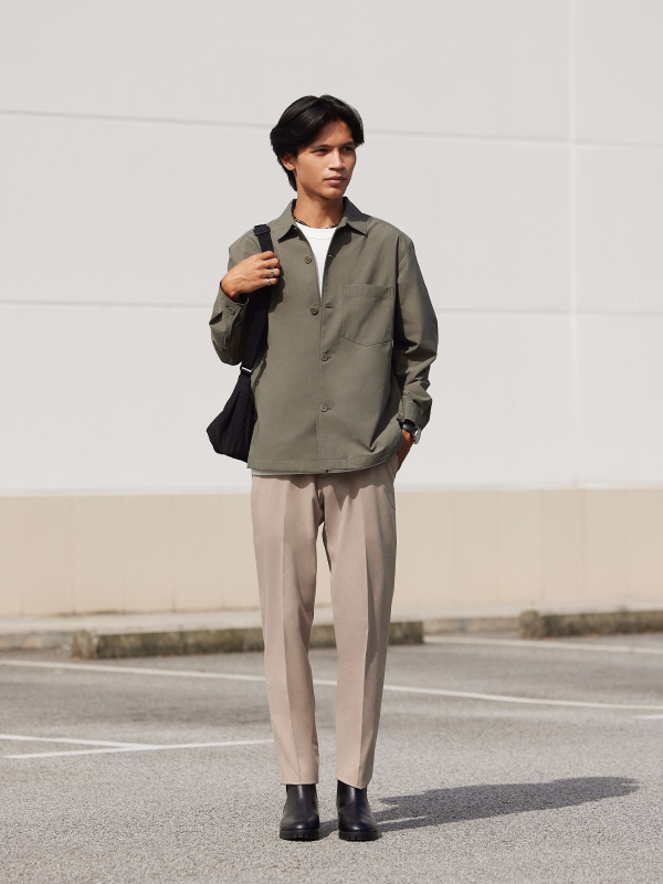 Uniqlo light cheap shirt jacket