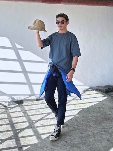 Check styling ideas for「Ultra Stretch DRY-EX Tapered Pants、UV Protection  Twill Cap」