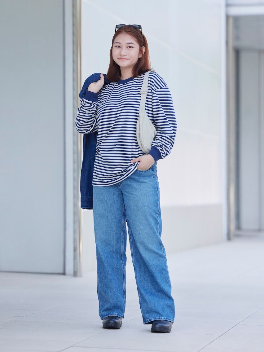 Check styling ideas for「Flannel Checked Shirt、Round Mini Shoulder Bag」