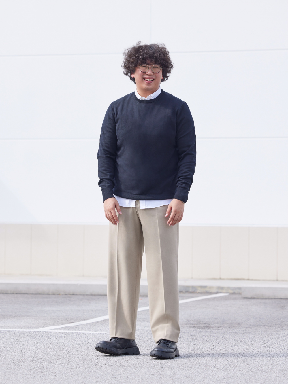 Check styling ideas for「Extra Fine Merino Knitted Long-Sleeve