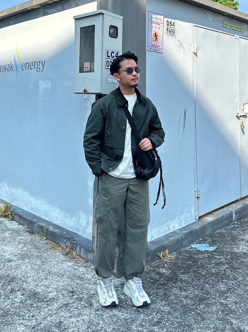 Check styling ideas for「Utility Short Blouson」