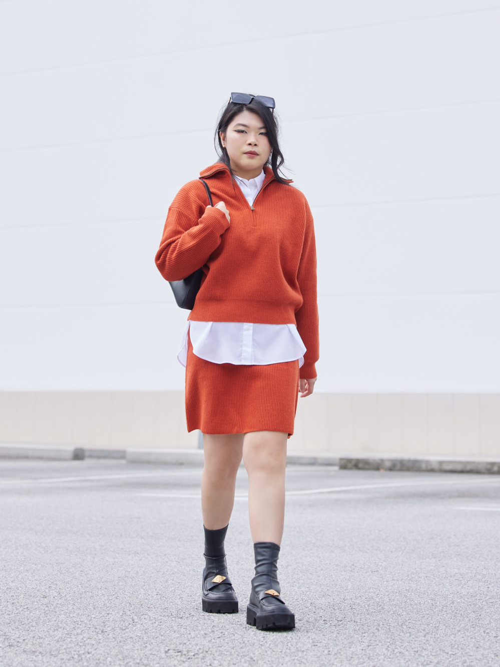 Check styling ideas for「Button Down Camisole Flare Dress」