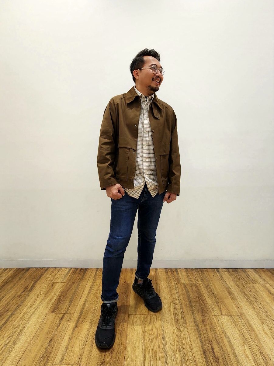 Check styling ideas for「Utility Short Blouson Jacket