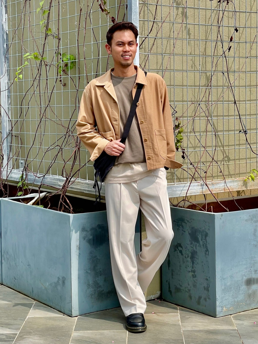 Check styling ideas for「AirSense Jacket (Ultra Light Jacket)、Drape Pleated  Wide Trousers」