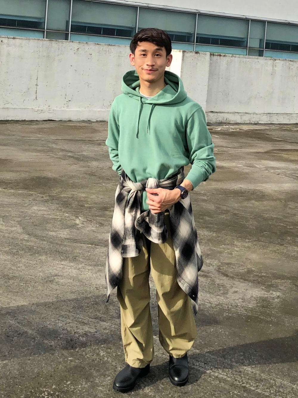 Check styling ideas for「SWEAT PULLOVER HOODIE、CARGO UTILITY WORK