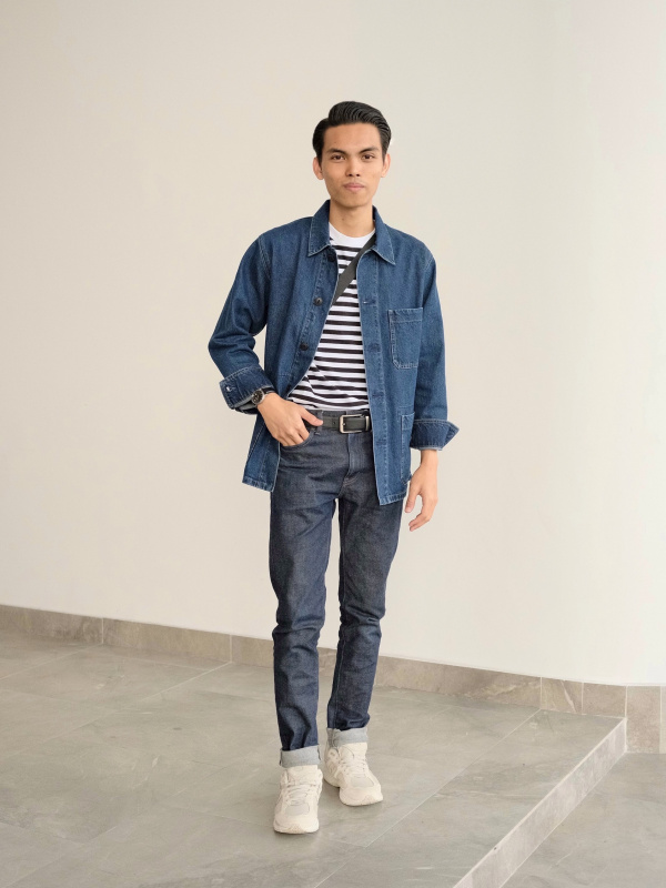 Jacket 2024 jeans uniqlo