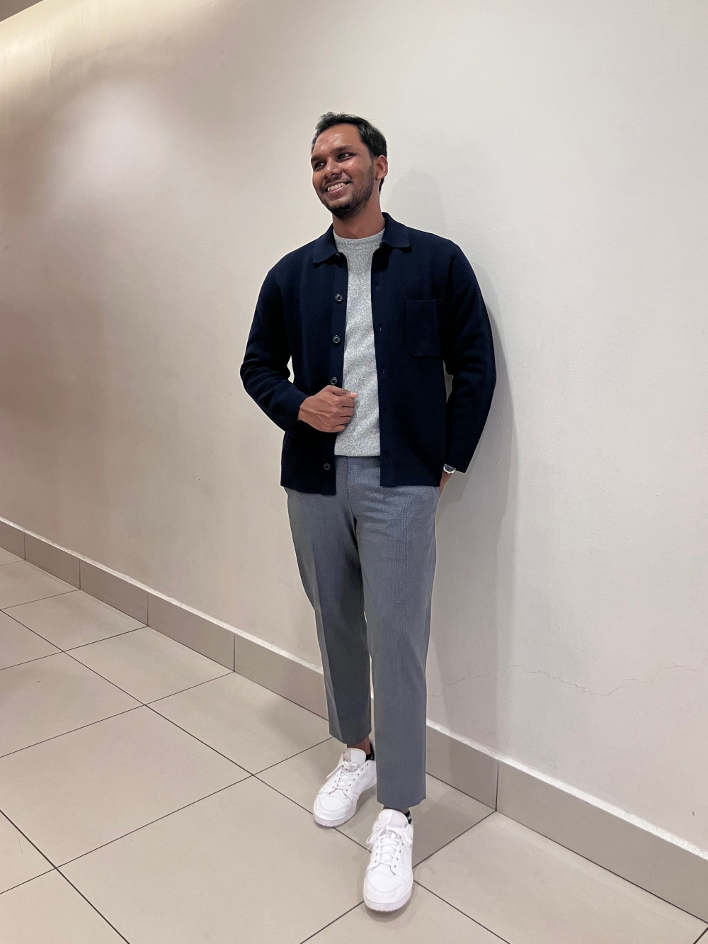dress shirt with cardigan How To Wear A Sweater & Dress Shirt