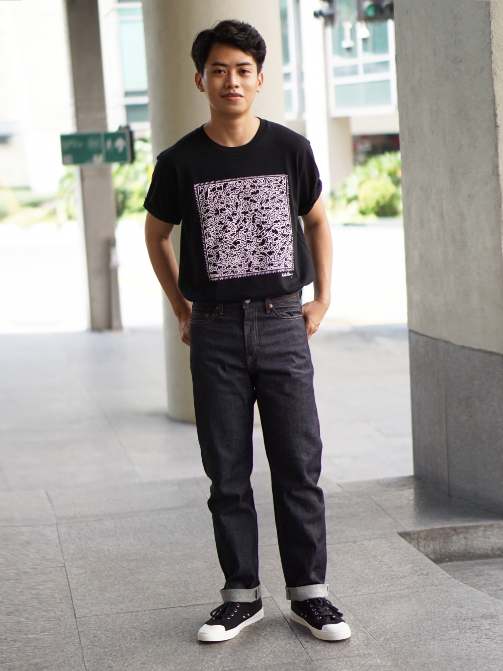 Uniqlo selvedge regular hot sale fit