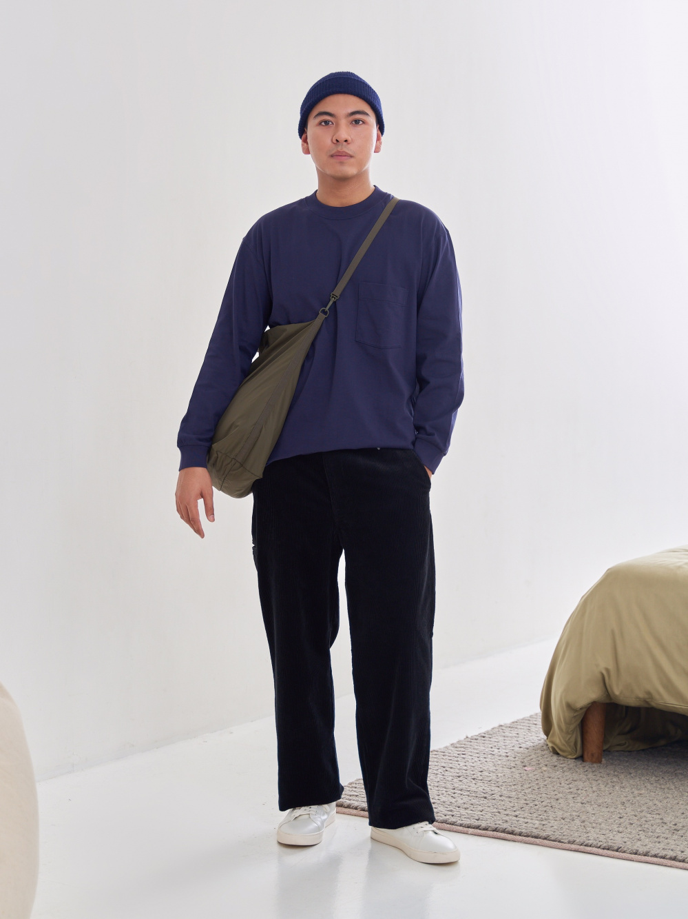 Check styling ideas for Pocketable 2WAY Bag Uniqlo U UNIQLO ID