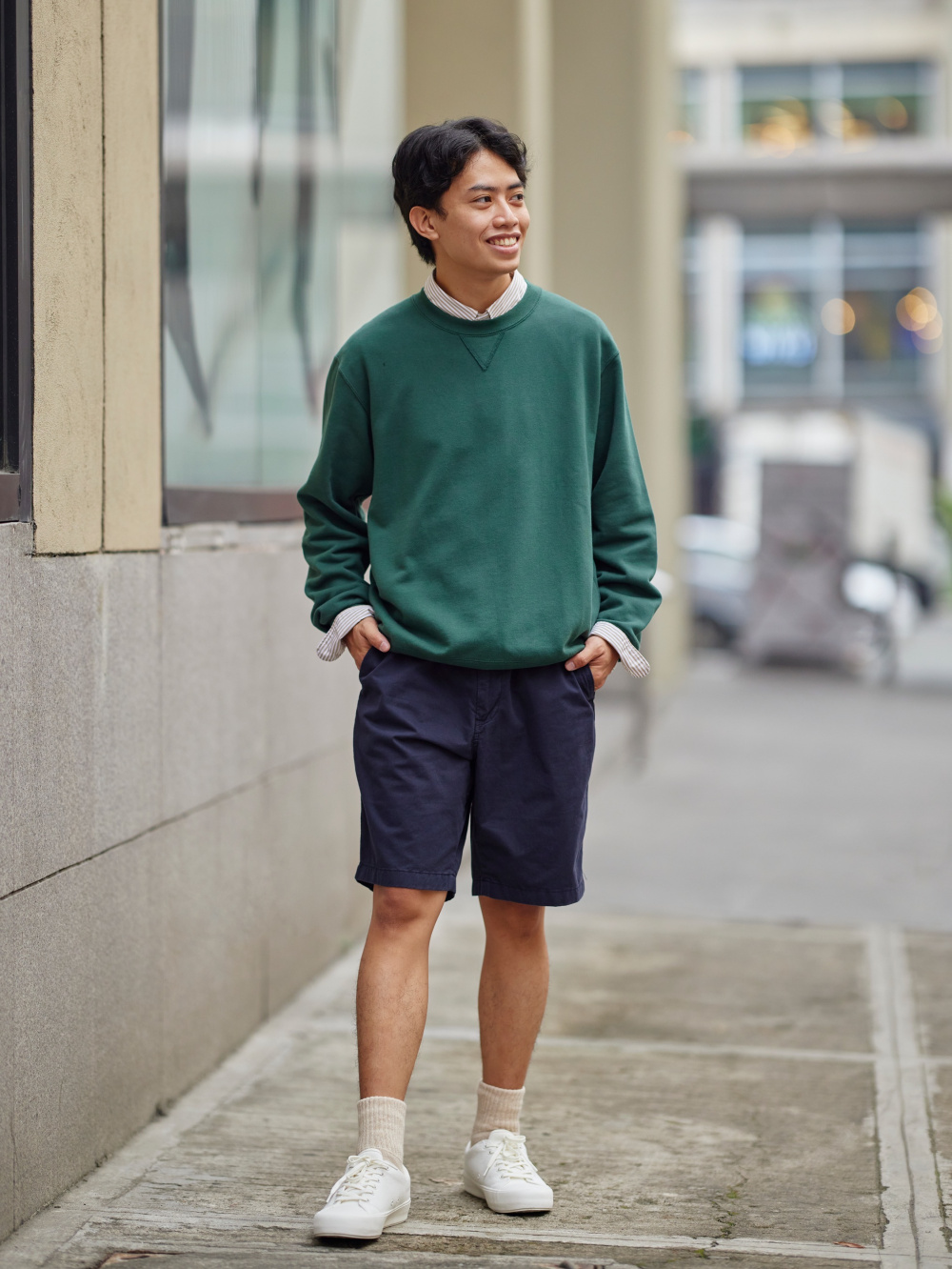 Check styling ideas for「Chino Shorts (length 21 - 25 cm)*、Round