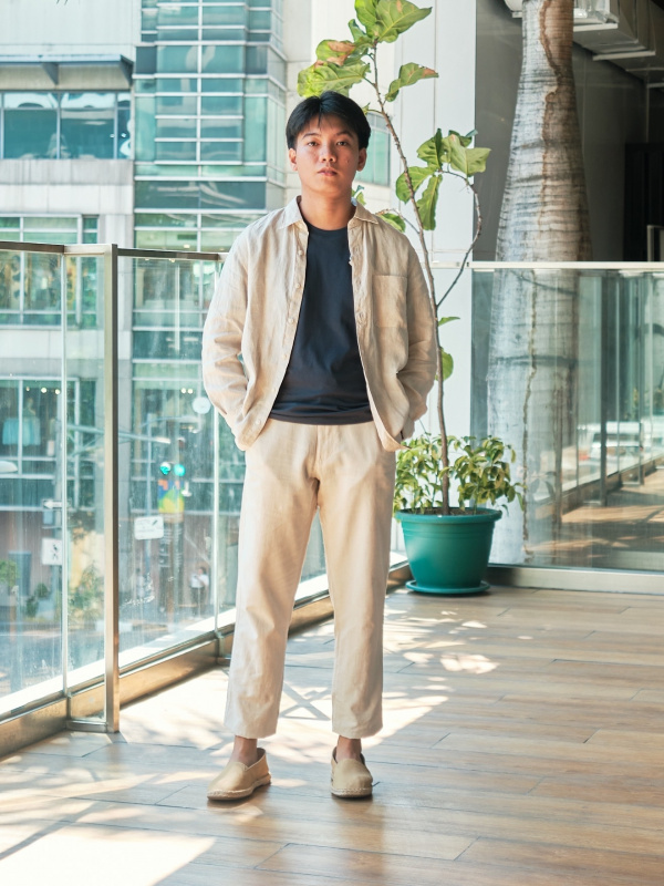 Striped Pants Uniqlo Relaxed Linen Pants Pantalon Costume Linen Pants  Pantalon Homme Lin Beige CHECK STYLING IDEAS FORLINEN BLEND RELAXED PANTS