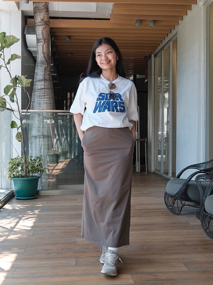 Check Styling Ideas ForUltra Stretch AIRism Long Skirt UNIQLO PH