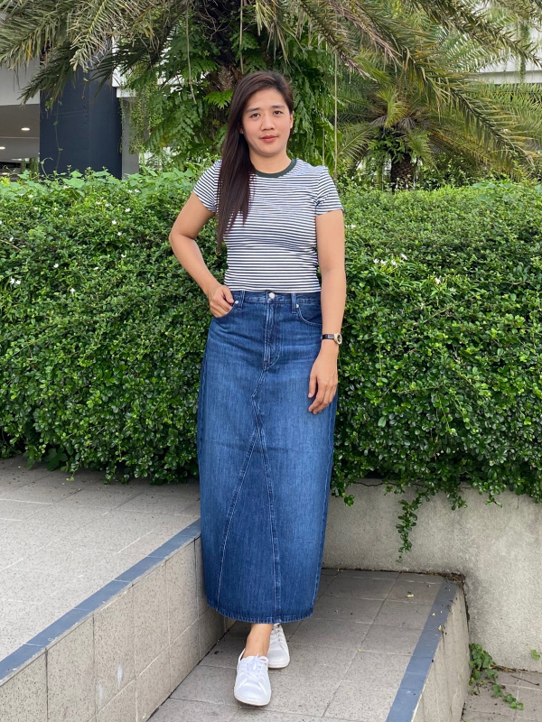 Maxi skirt uniqlo best sale