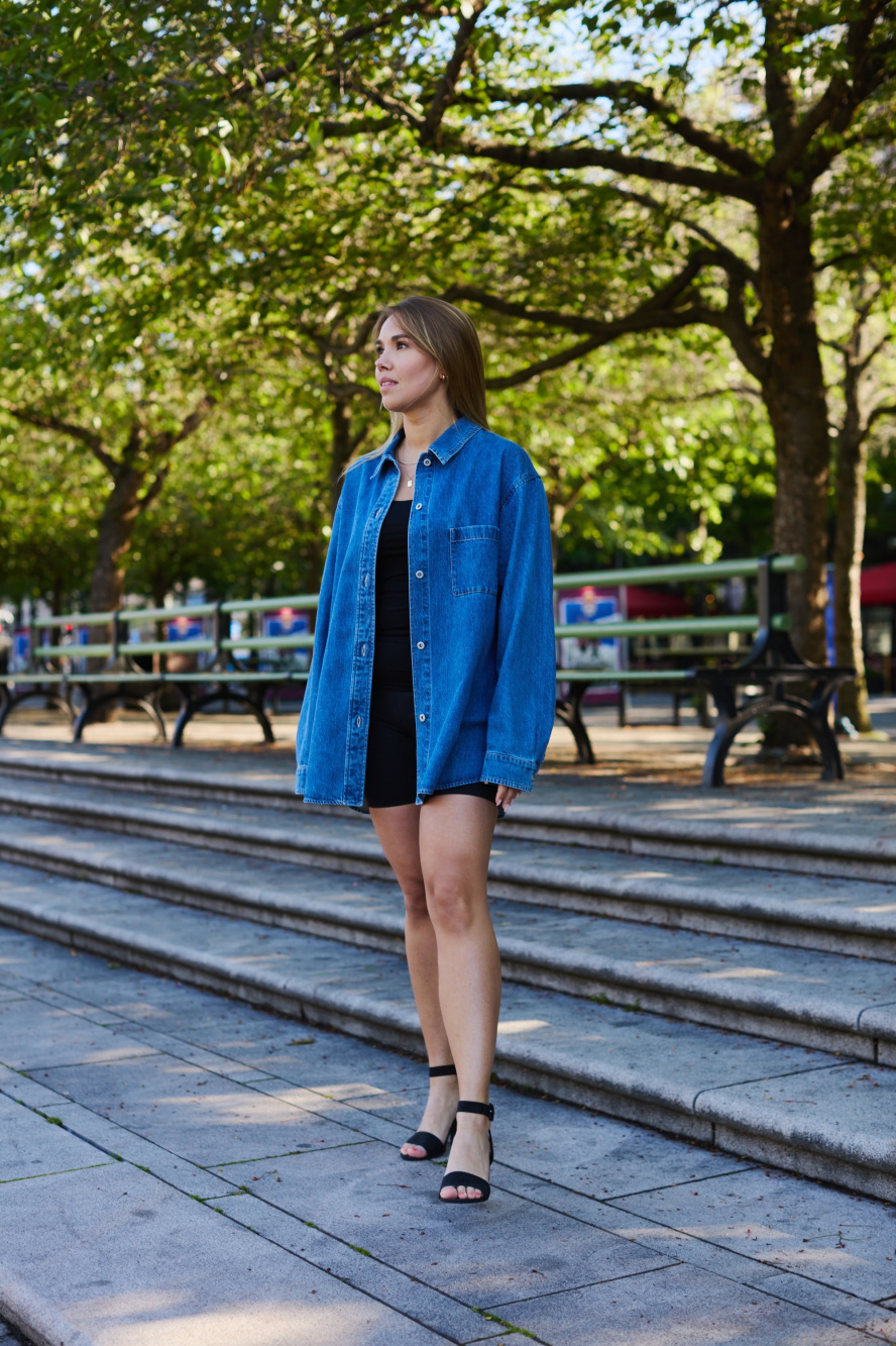 Check styling ideas for「DENIM SHIRT JACKET」