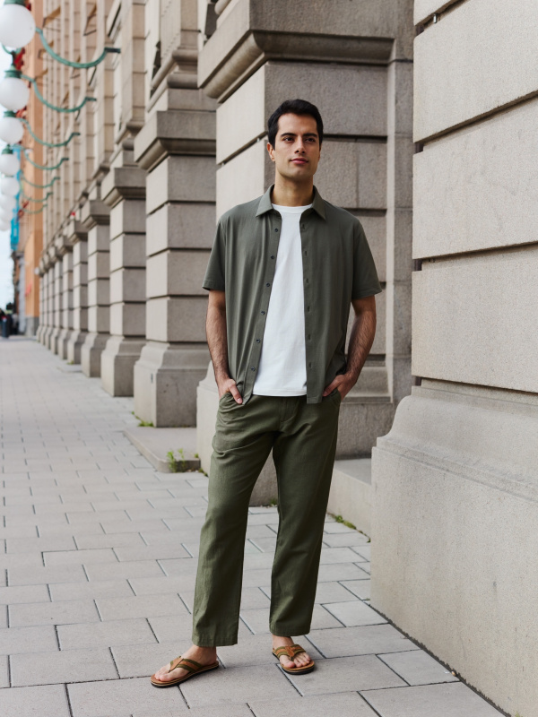Casual Linen Trousers  Linen trousers for men – Linen Trail