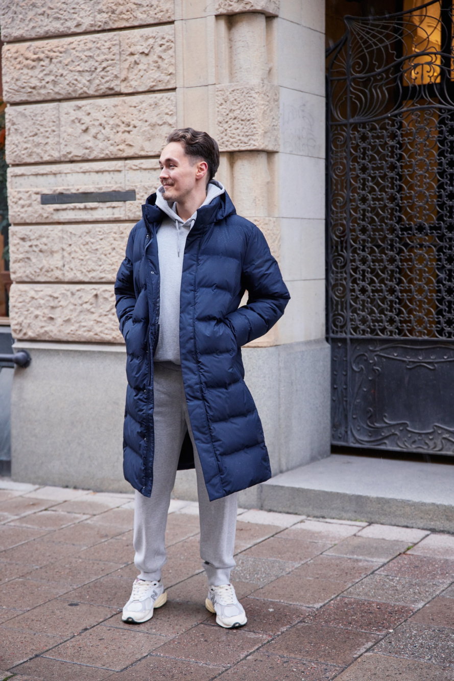 Uniqlo men's long down jacket sale