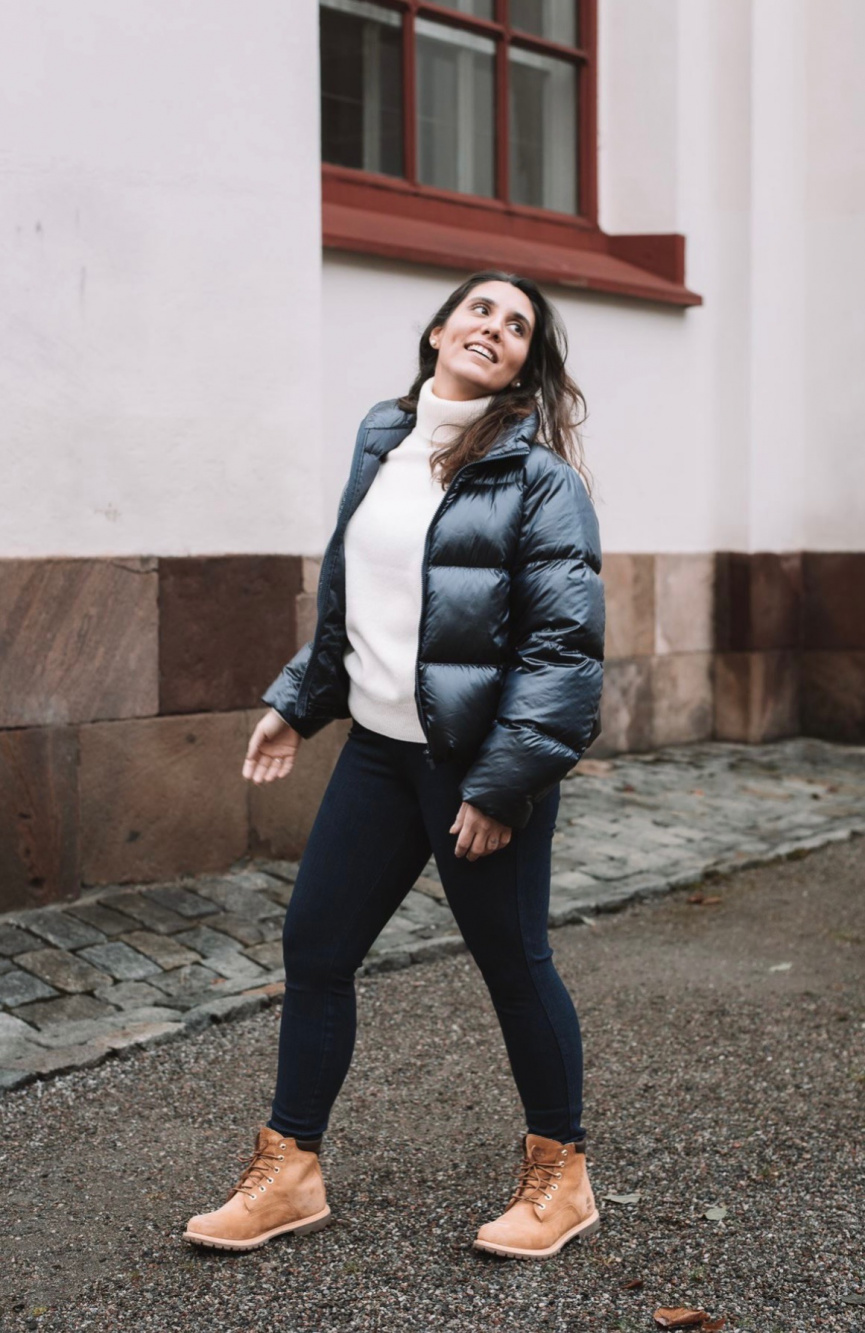 Check styling ideas for「Ultra Light Down Shiny Puffer Jacket