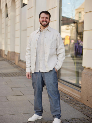 Uniqlo linen coat sales