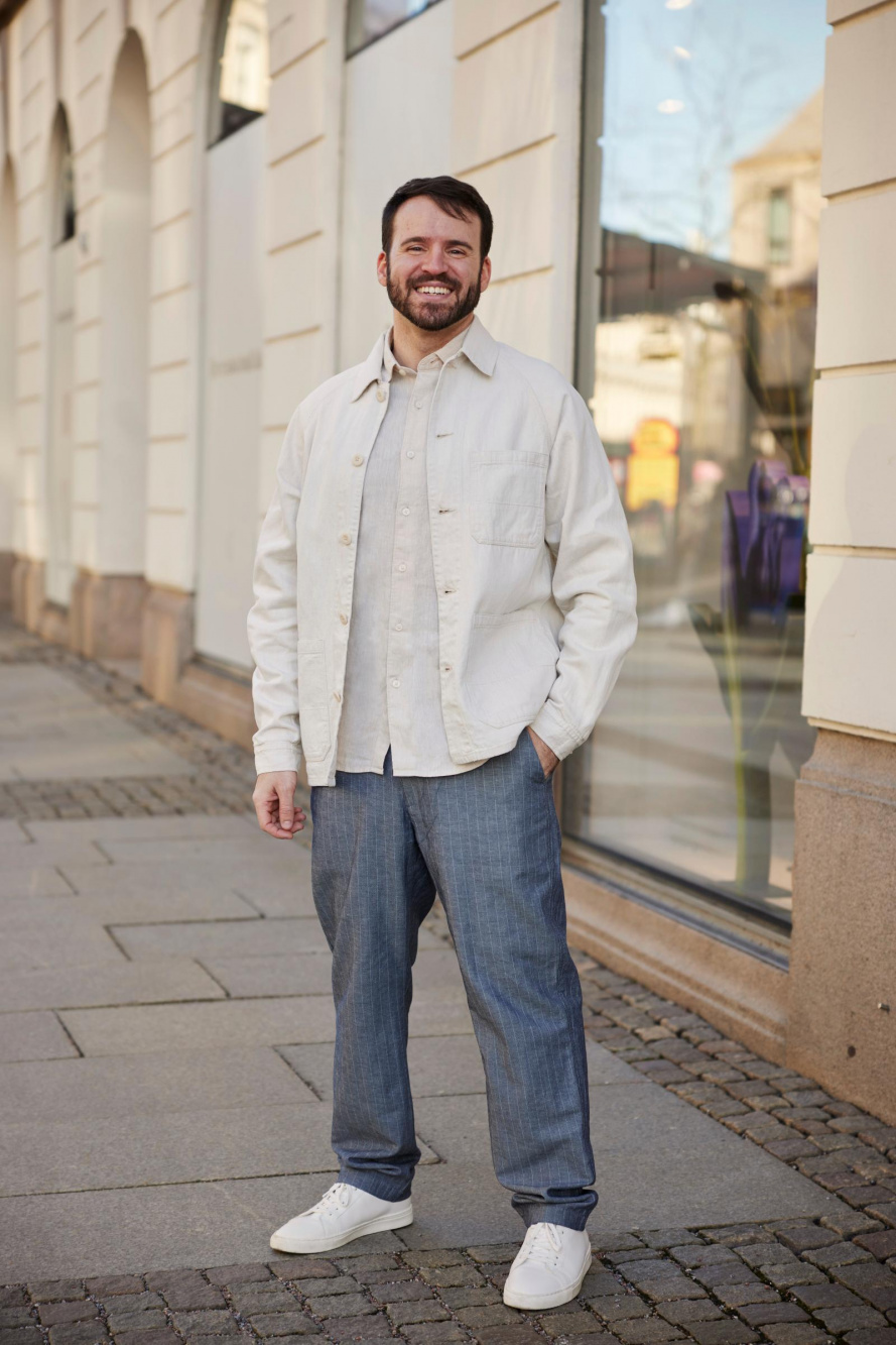 Uniqlo cheap linen jacket