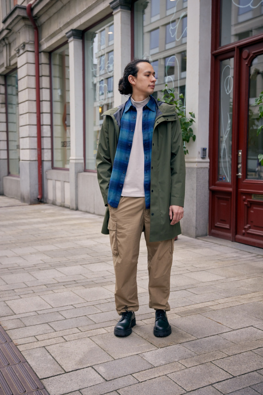 Check styling ideas for「Smooth Fleece Mock Neck Long-Sleeve  T-Shirt、HEATTECH Warm-Lined Pants」