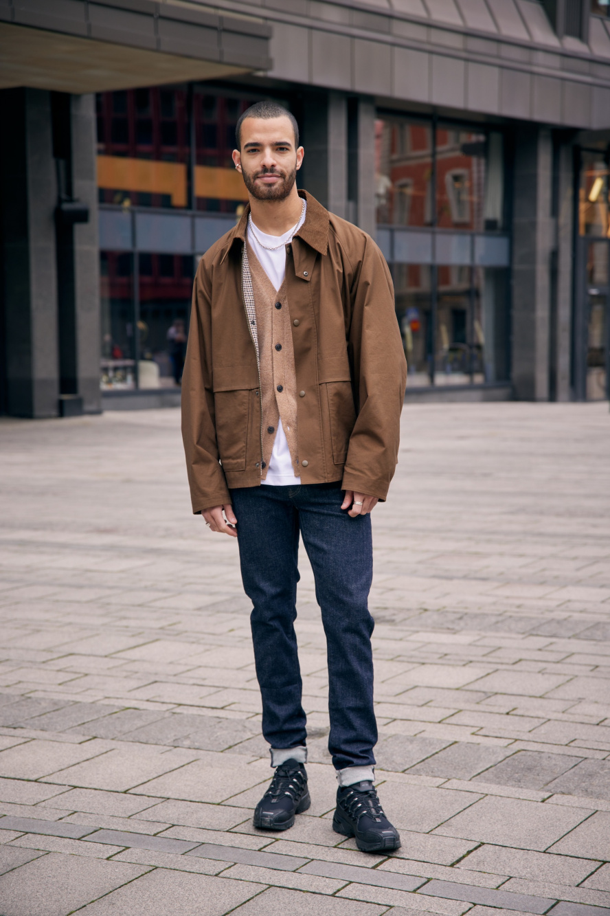 Check styling ideas for「Brushed Twill Overshirt」