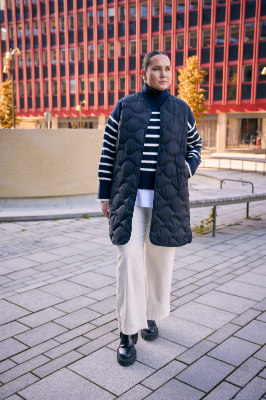 Fall Outfit Idea- styling a vest for fall, Gallery posted by Maria  Maiurano