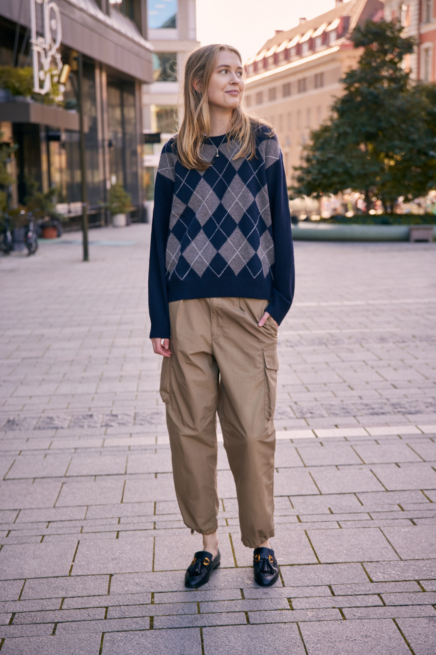 Streetstyle Burgundy Baggy fit Cargo Pant