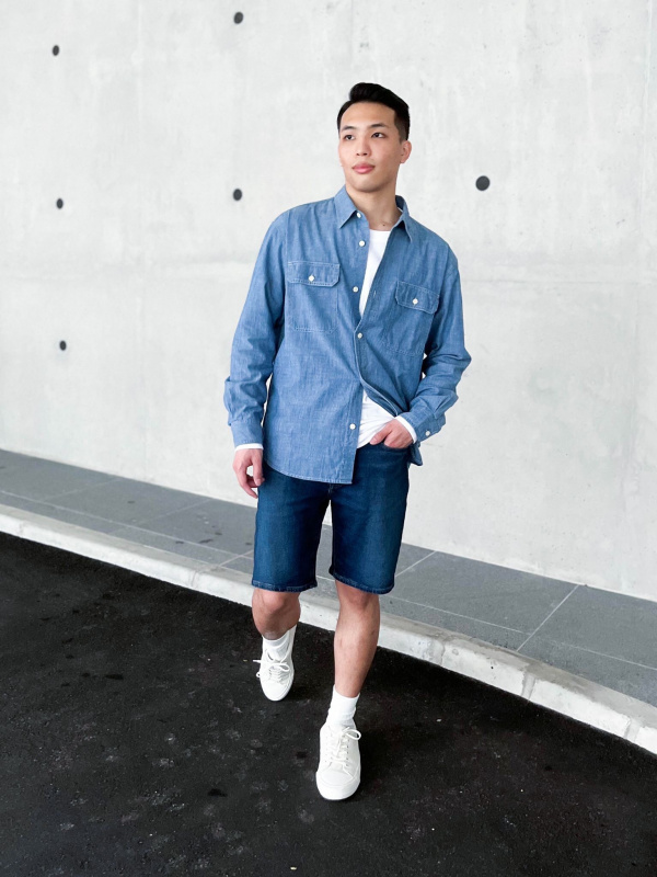 Uniqlo cheap jean shorts